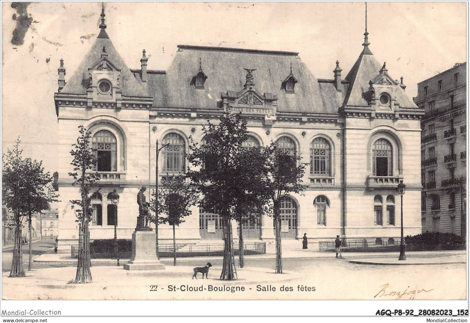 AGQP8-0665-92 - ST-CLOUD-BOULOGNE - Salle Des Fetes  - Saint Cloud