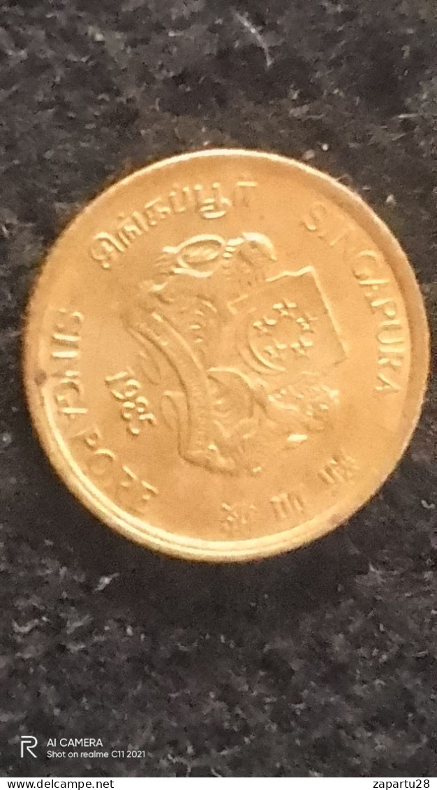 SİNGAPUR--1985         5  CENT           XF - Singapur