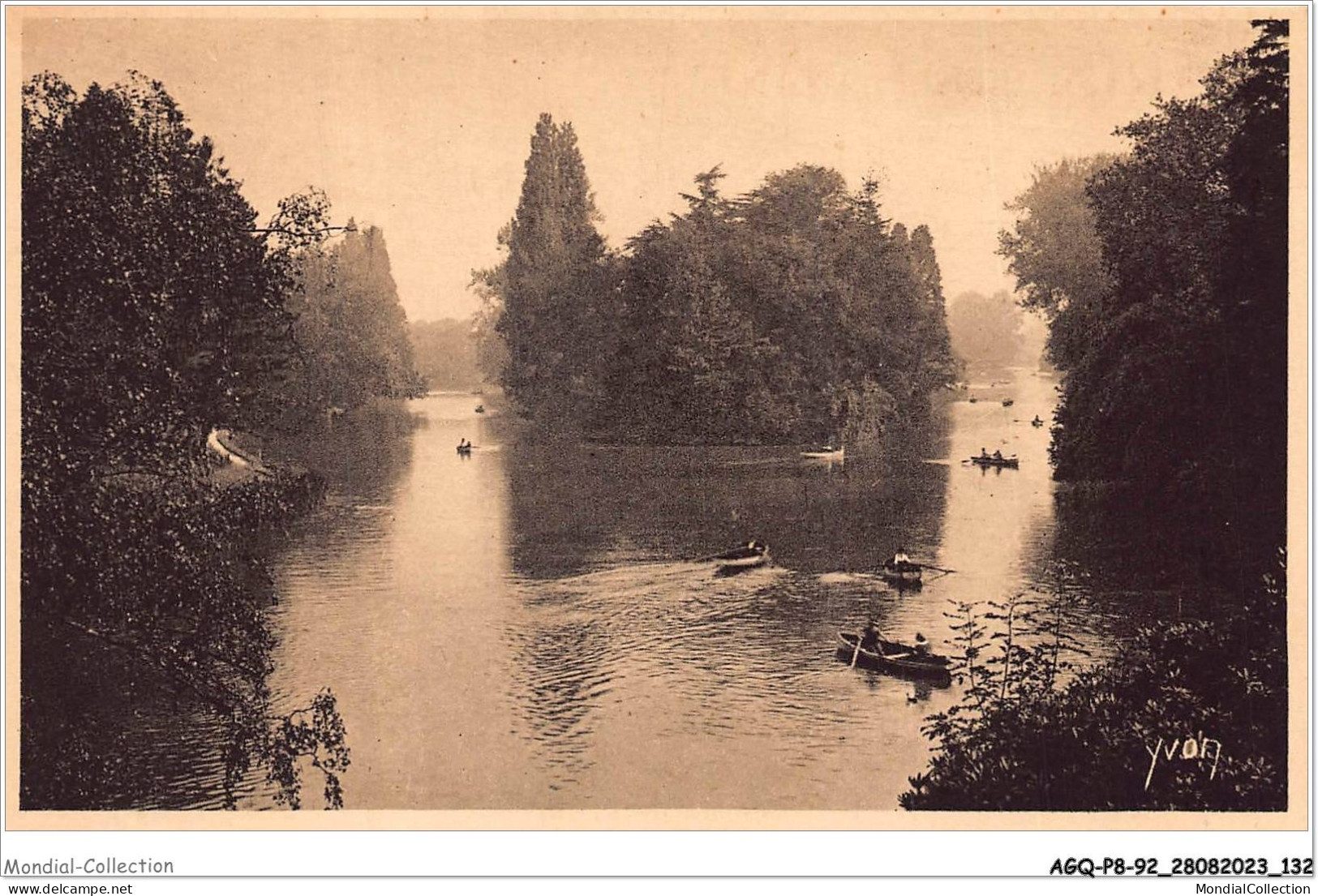 AGQP8-0655-92 - PARIS - Le Lac Du Bois De BOULOGNE  - Boulogne Billancourt