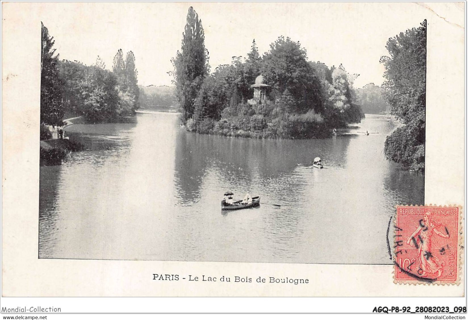 AGQP8-0638-92 - PARIS - Le Lac Du Bois De BOULOGNE - Boulogne Billancourt