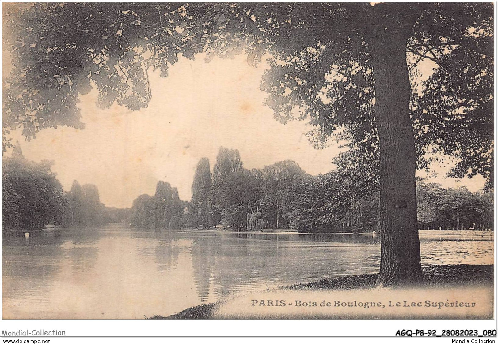 AGQP8-0629-92 - PARIS - Bois De BOULOGNE - Le Lac Supérieur  - Boulogne Billancourt