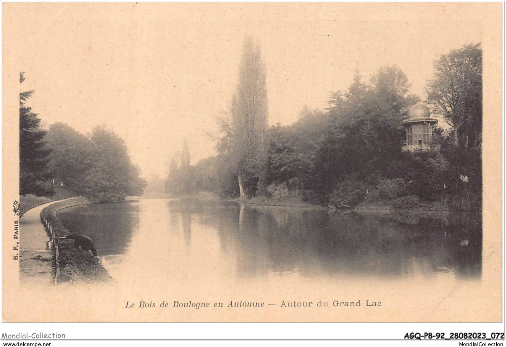 AGQP8-0625-92 - Le Bois De BOULOGNE En Automne - Autour Du Grand Lac  - Boulogne Billancourt