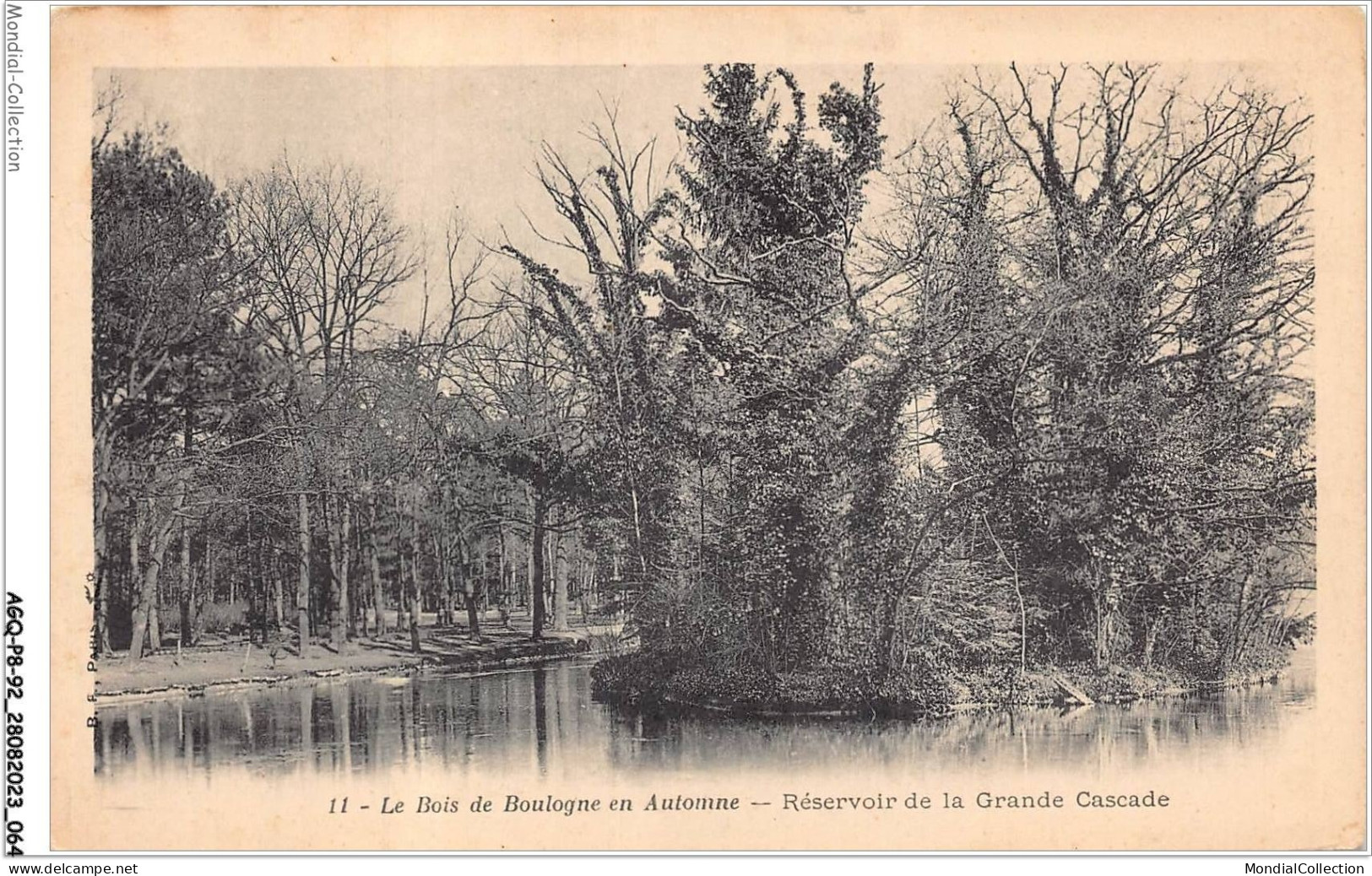 AGQP8-0621-92 - Le Bois De BOULOGNE En Automne - Réservoir De La Grande Cascade  - Boulogne Billancourt