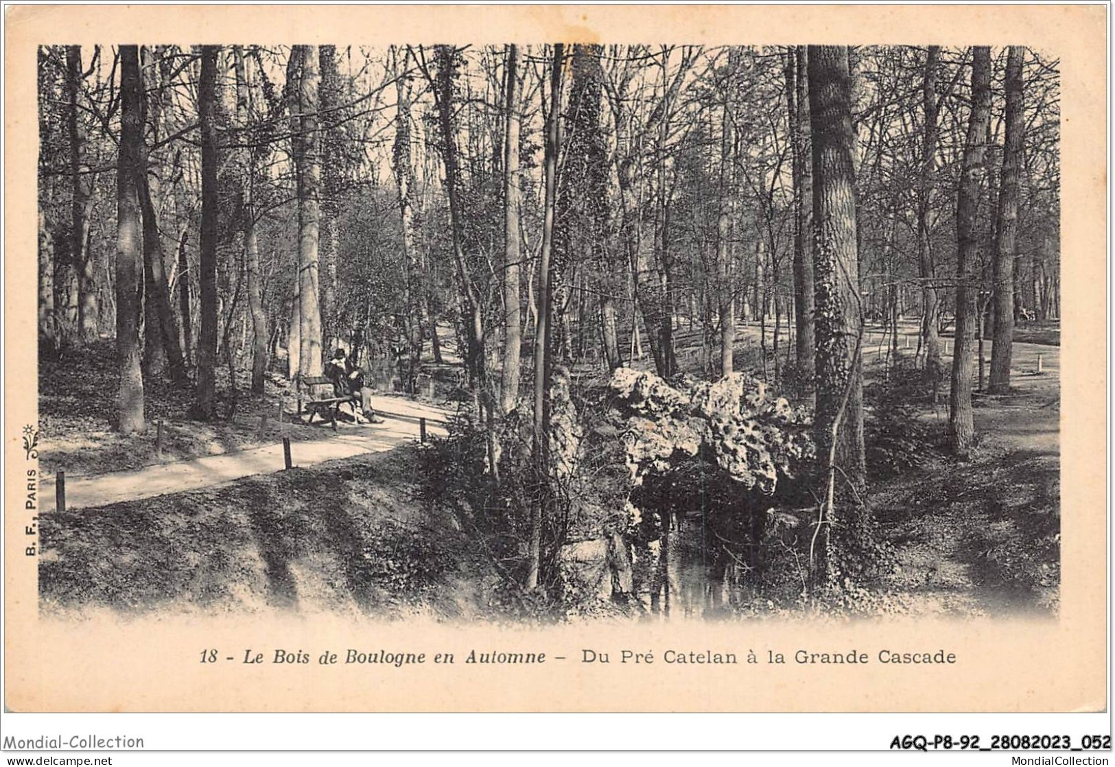 AGQP8-0615-92 - Le Bois De BOULOGNE En Automne - Du Pré Catelan A La Grande Cascade  - Boulogne Billancourt