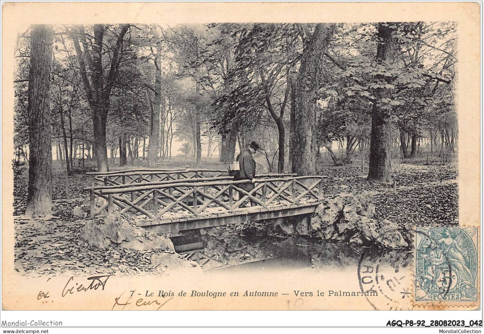 AGQP8-0610-92 - Le Bois De BOULOGNE En Automne - Vers Le Palmarium  - Boulogne Billancourt