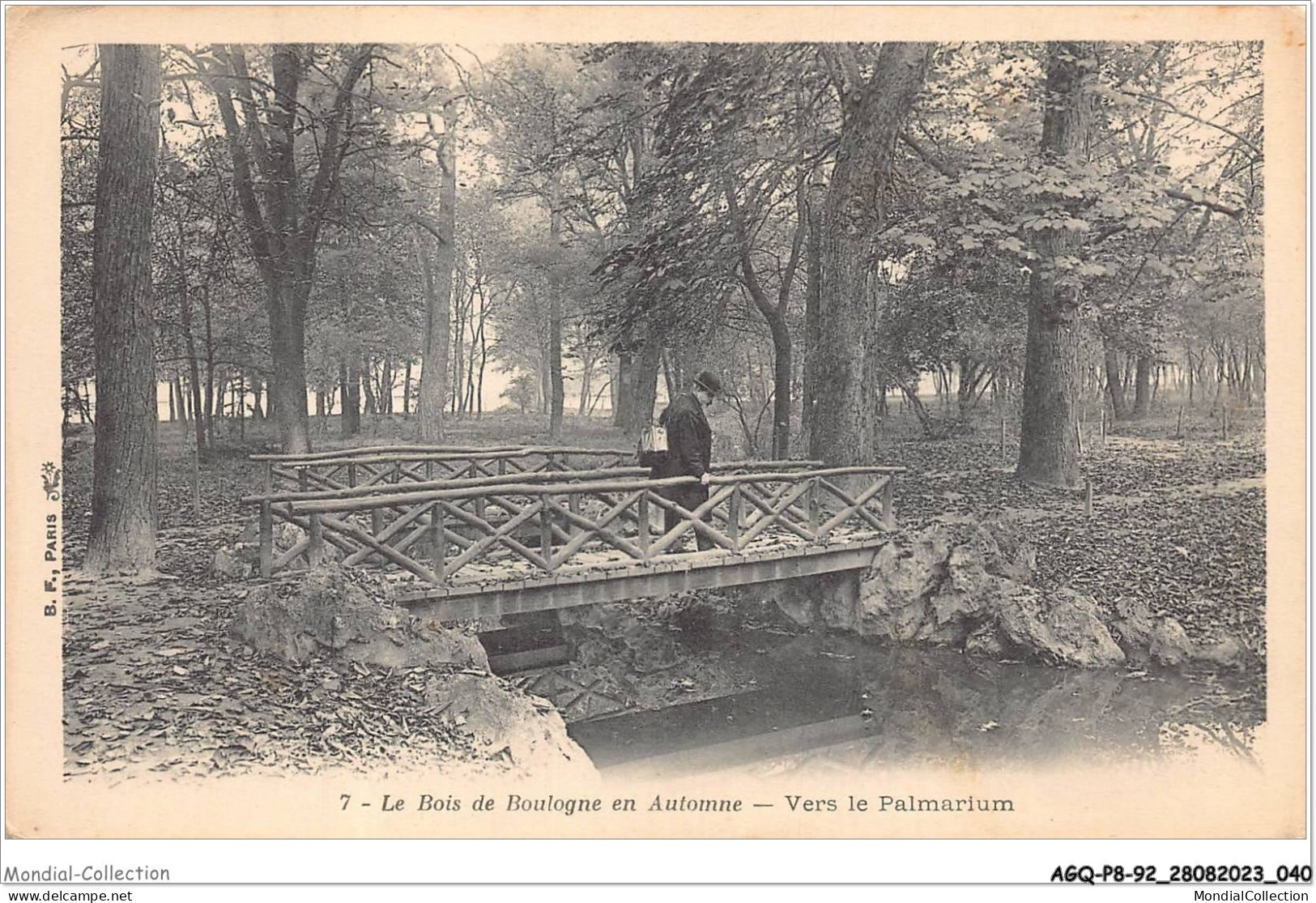 AGQP8-0609-92 - Le Bois De BOULOGNE En Automne - Vers Le Palmarium  - Boulogne Billancourt