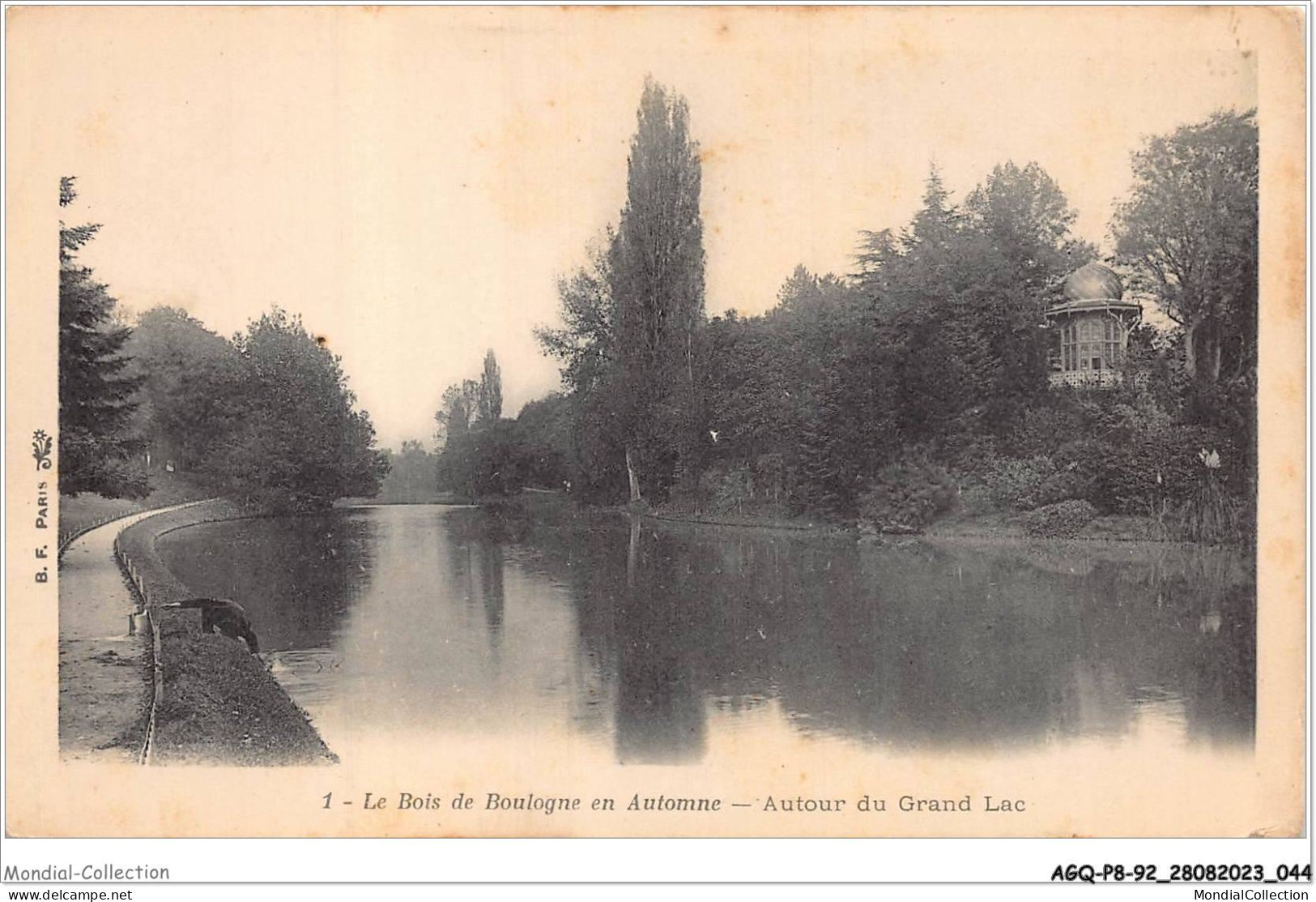 AGQP8-0611-92 - Le Bois De BOULOGNE En Automne - Autour Du Grand Lac  - Boulogne Billancourt