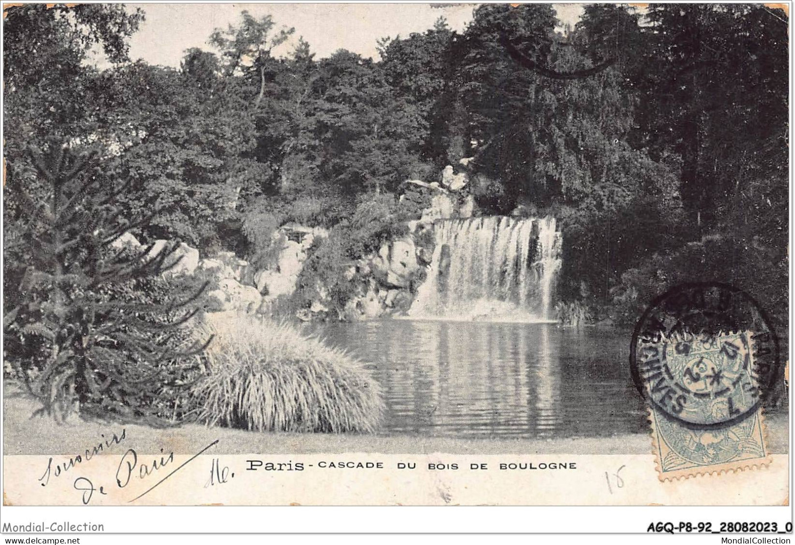 AGQP8-0589-92 - PARIS - Cascade Du Bois De BOULOGNE  - Boulogne Billancourt