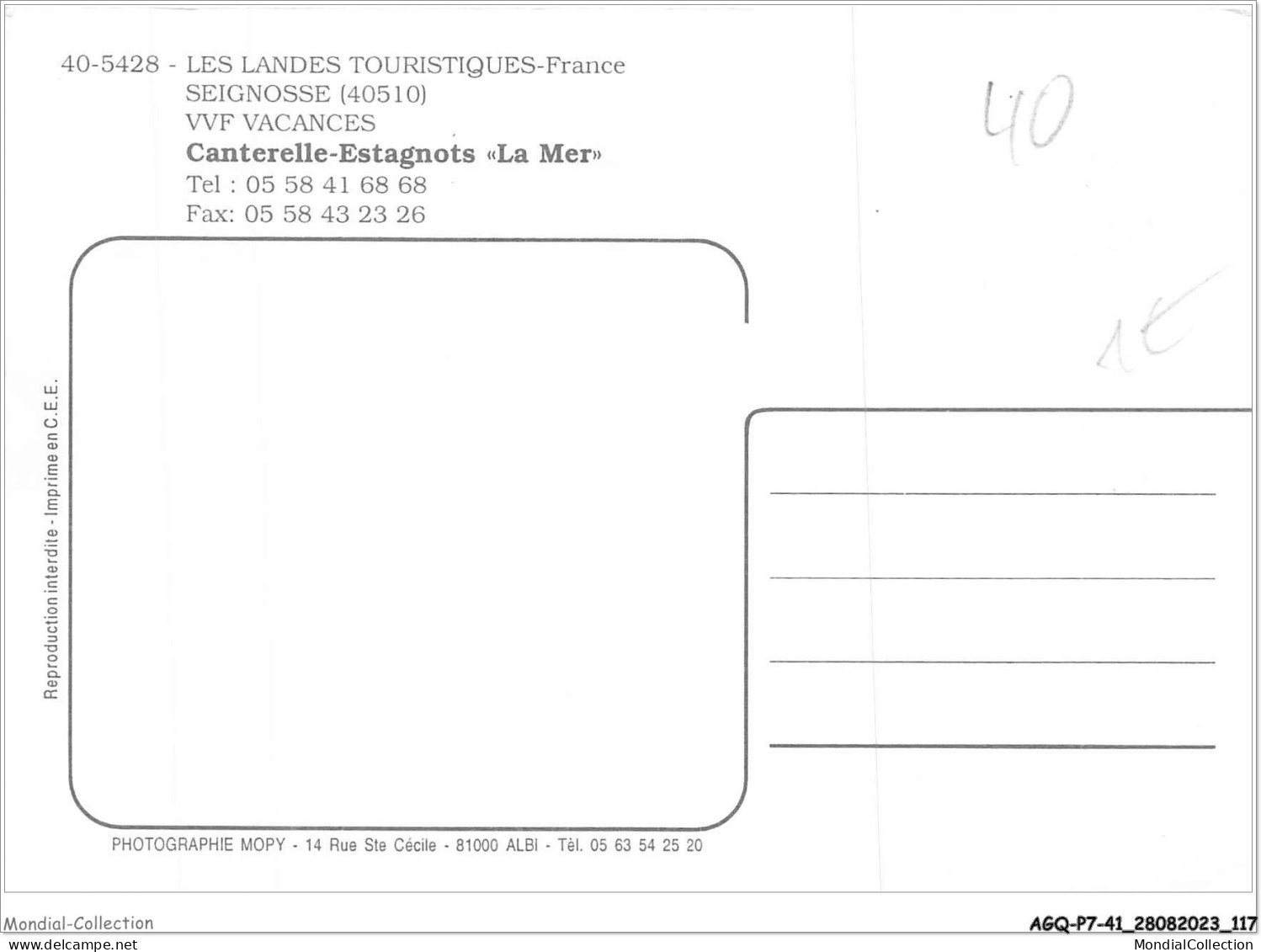 AGQP7-0519-41 - CANTERELLE-ESTAGNOTS - La Mer  - Other & Unclassified