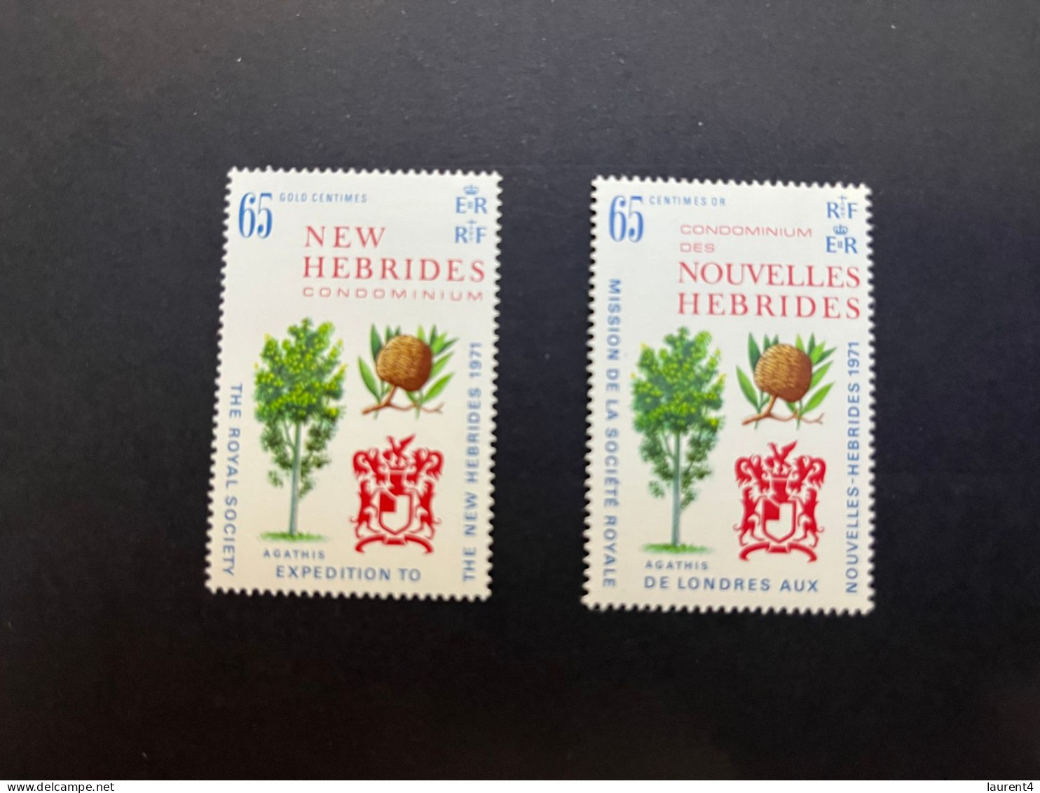 11-5-2024 (stamp) New / Unused - New Hebrides / Nouvelle Hébrides - Trees (Arbre) - Vanuatu (1980-...)