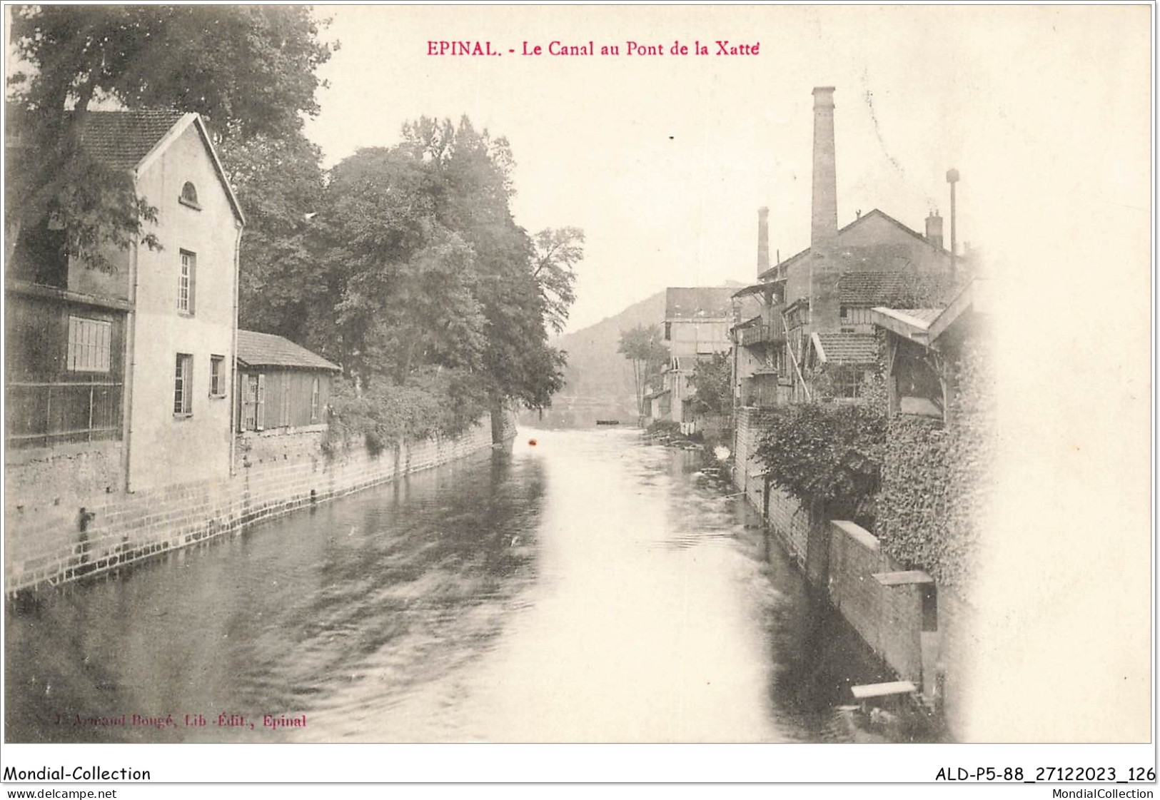 ALDP5-88-0464 - EPINAL - Le Canal Au Pont De La Xatté - Epinal