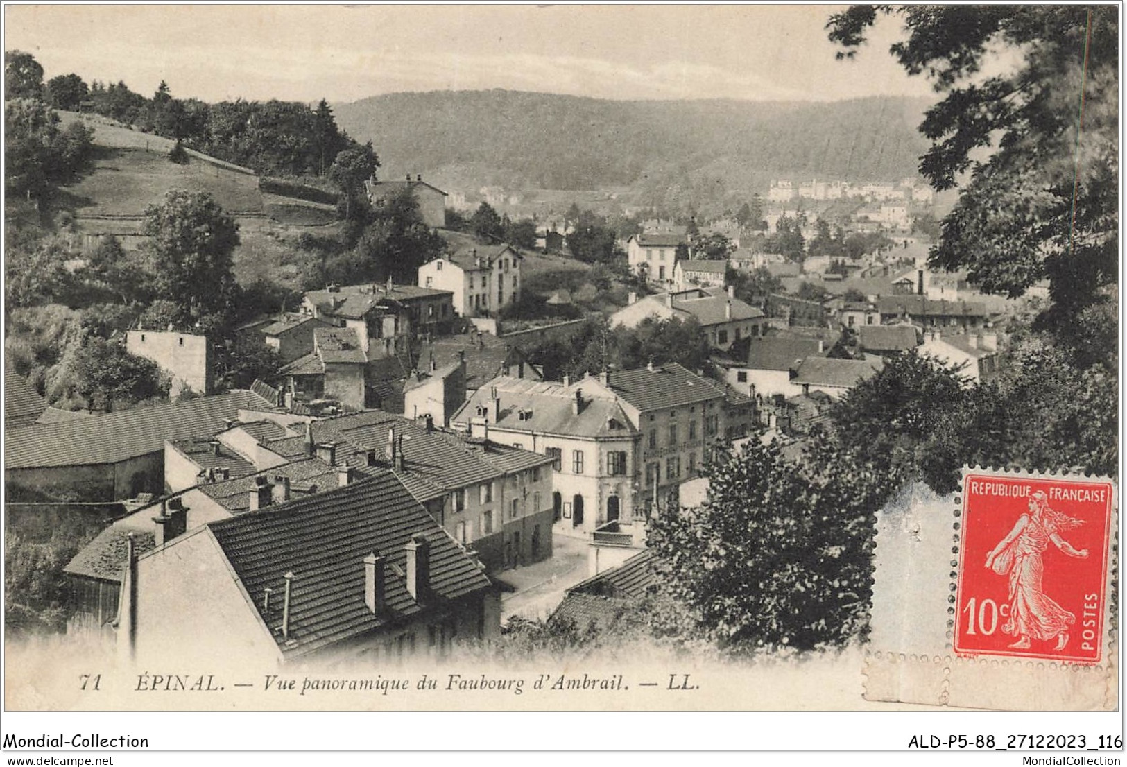 ALDP5-88-0459 - EPINAL - Vue Panoramique Du Faubourg D'ambrail - Epinal