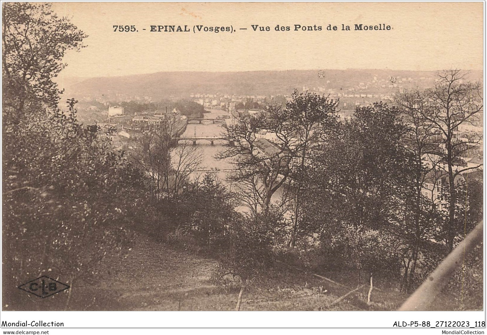 ALDP5-88-0460 - EPINAL - Vue Des Ponts De La Moselle - Epinal