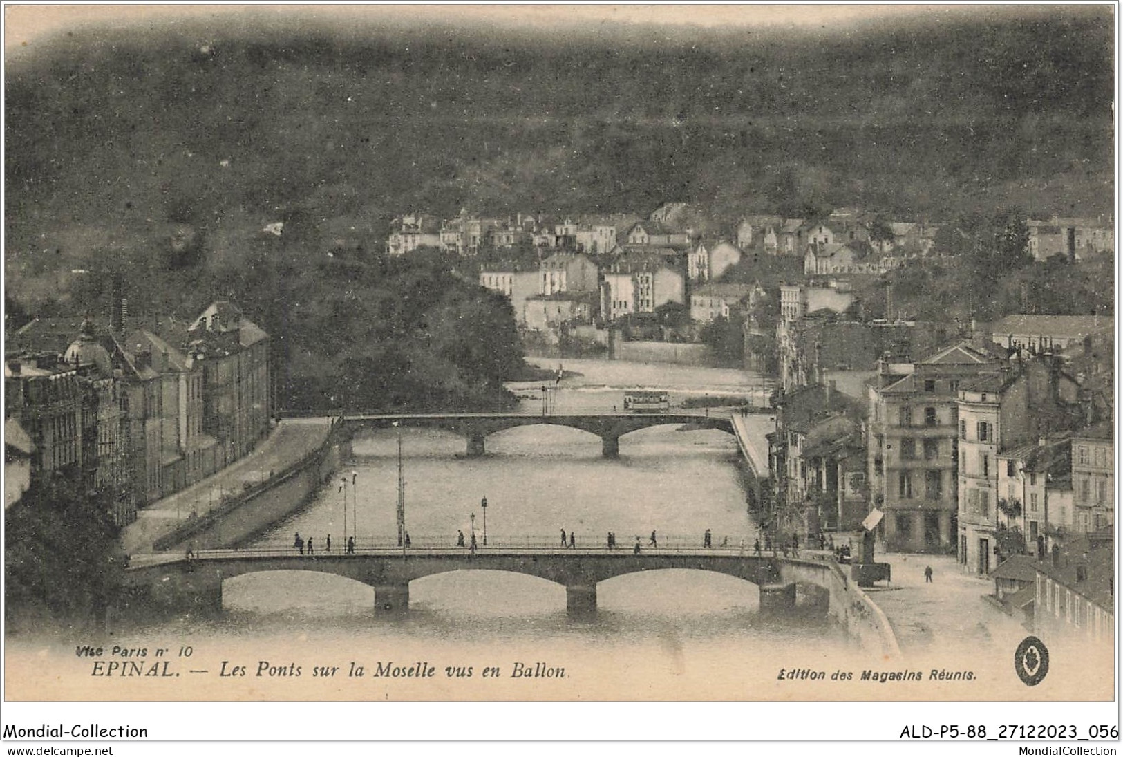 ALDP5-88-0429 - EPINAL - Le Pont Sur La Moselle Vus En Ballon - Epinal