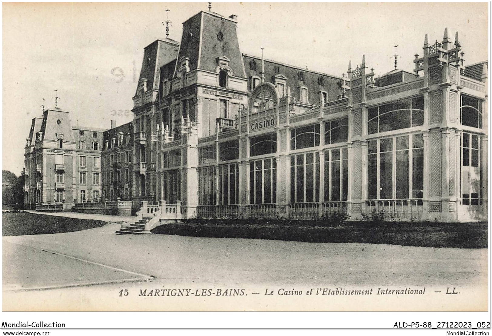 ALDP5-88-0427 - MARTIGNY-LES-BAINS - Le Casino Et L'établissement International - Neufchateau