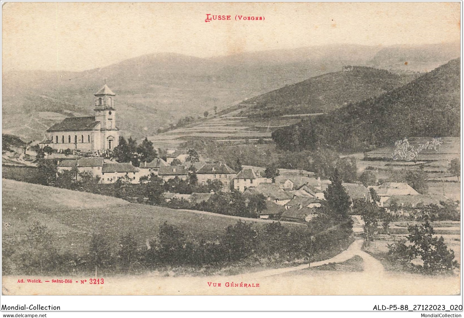 ALDP5-88-0411 - LUSSE - Vue Générale - Saint Die