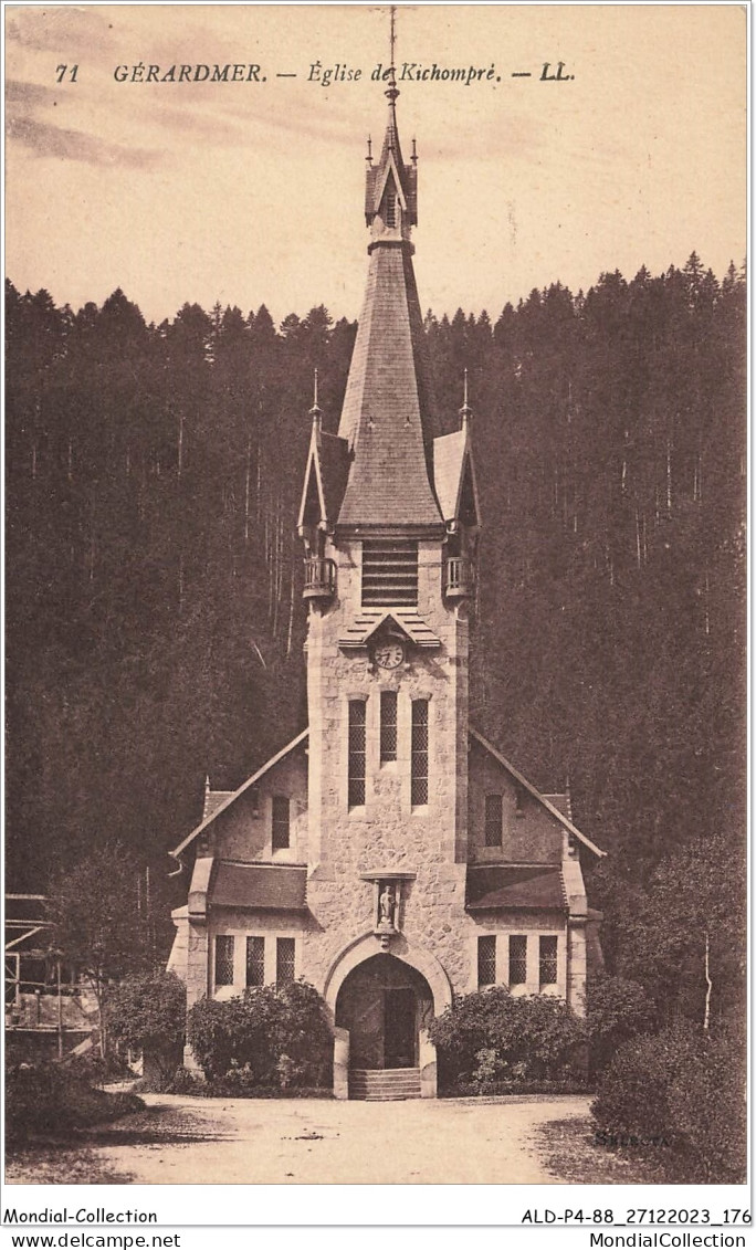 ALDP4-88-0389 - GERARDMER - église De KICHOMPRE  - Gerardmer