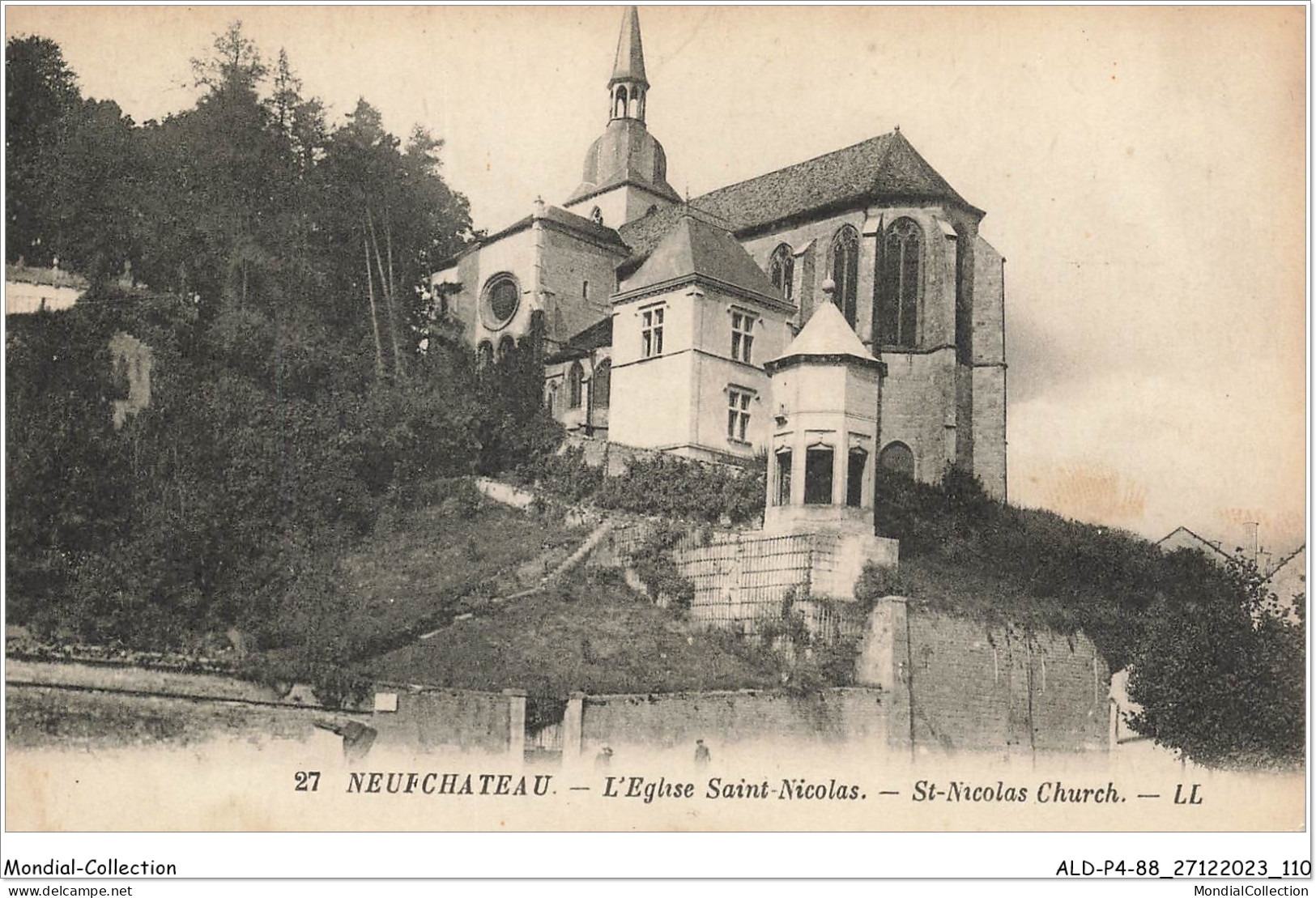 ALDP4-88-0356 - NEUFCHATEAU - L'église Saint-nicolas - Neufchateau