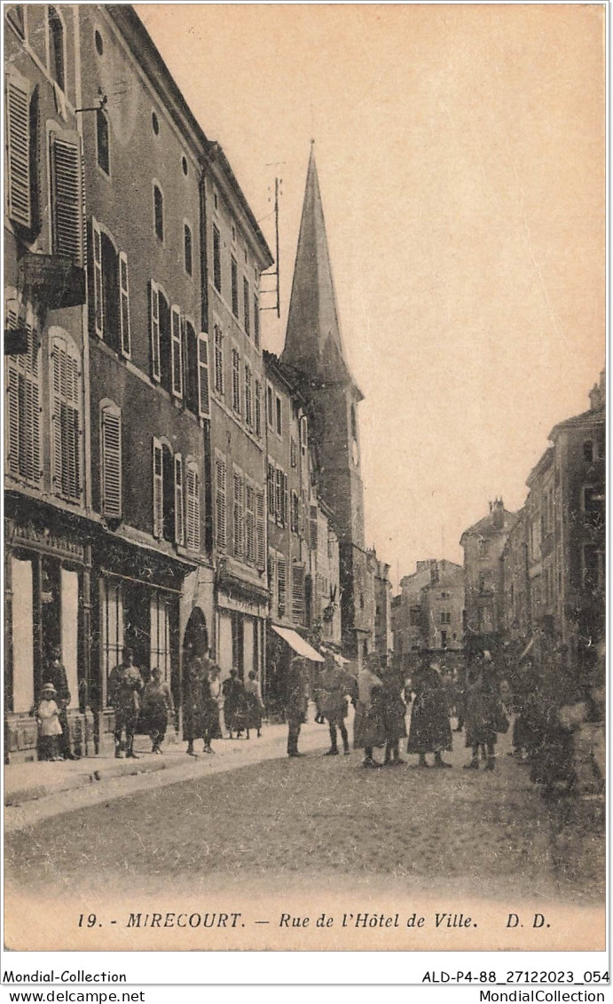 ALDP4-88-0328 - MIRECOURT - Rue De L'hôtel De Ville - Mirecourt