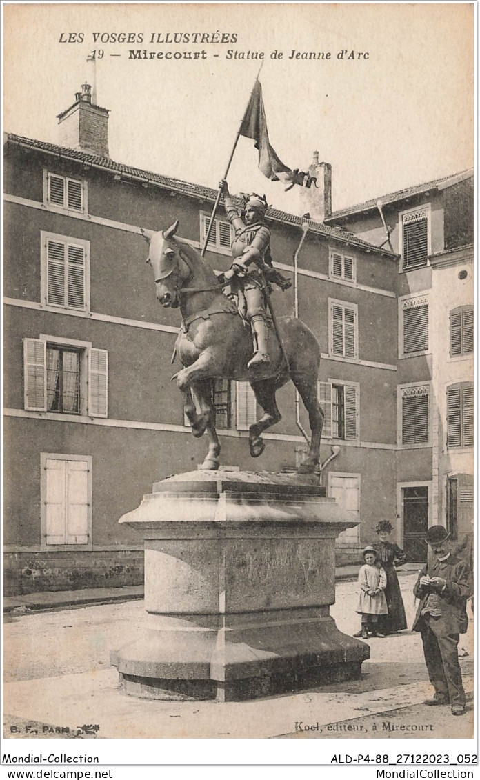 ALDP4-88-0327 - MIRECOURT - Statue De Jeanne D'arc - Mirecourt