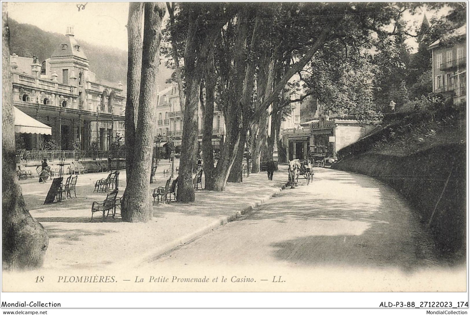 ALDP3-88-0288 - PLOMBIERES - La Petite Promenade Et Le Casino - Plombieres Les Bains