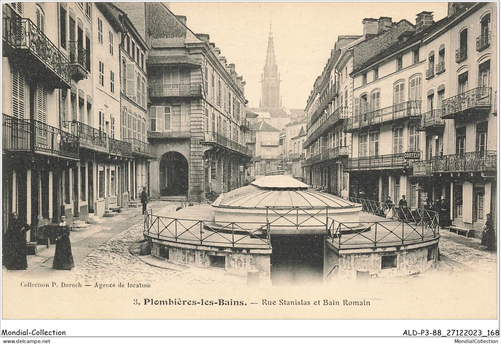 ALDP3-88-0285 - PLOMBIERES-LES-BAINS - Rue Stanislas Et Bain Romain - Plombieres Les Bains