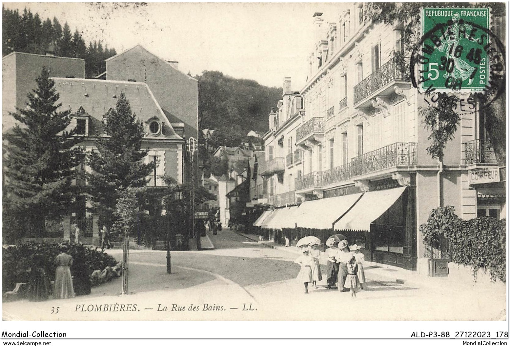 ALDP3-88-0290 - PLOMBIERES - La Rue Des Bains - Plombieres Les Bains