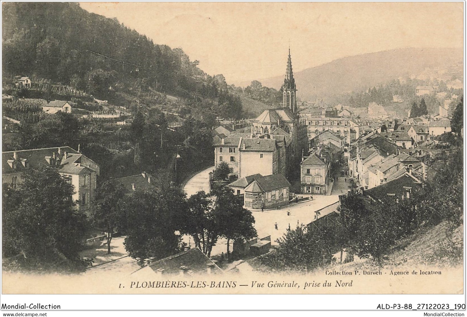 ALDP3-88-0296 - PLOMBIERES-LES-BAINS - Vue Générale - Prise Du Nord - Plombieres Les Bains