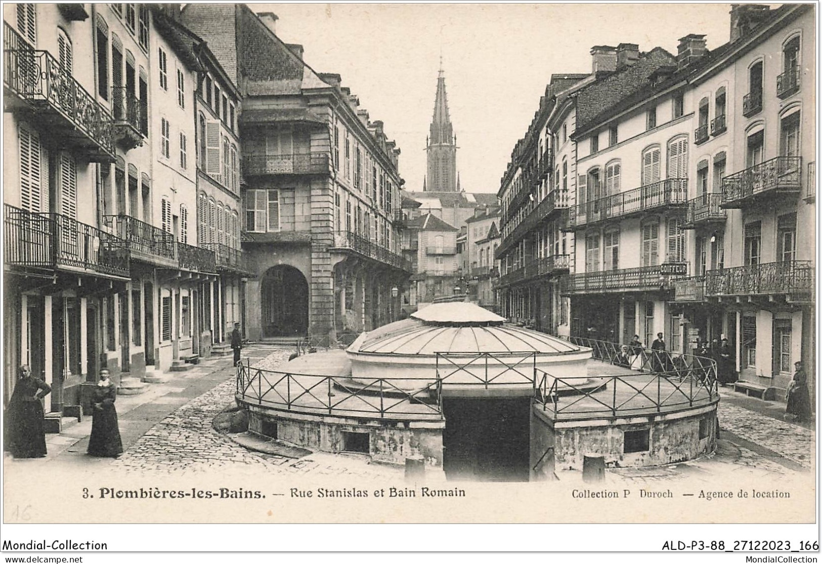 ALDP3-88-0284 - PLOMBIERES-LES-BAINS - Rue Stanislas Et Bain Romain - Plombieres Les Bains
