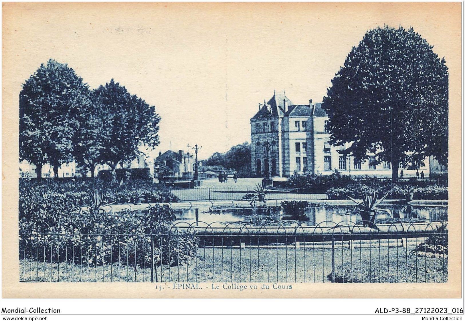 ALDP3-88-0209 - EPINAL - Le Collège Vu Du Cours - Epinal