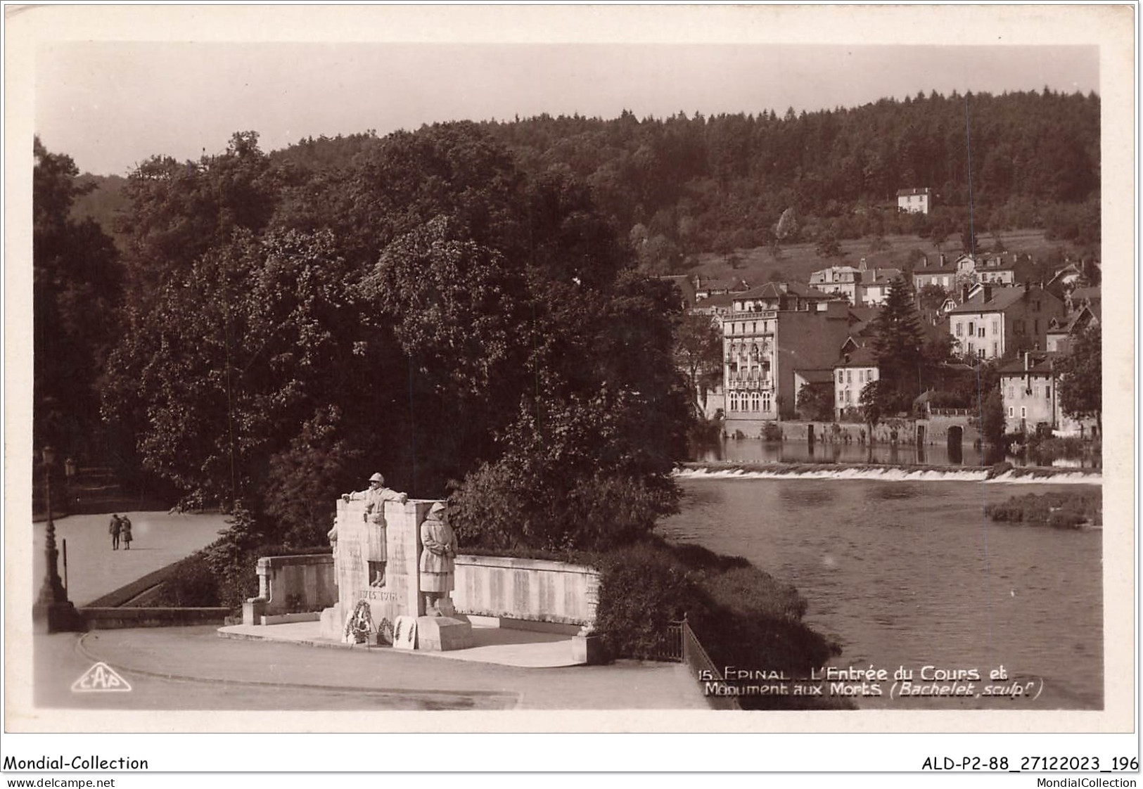 ALDP2-88-0199 - EPINAL - L'entrée Du Cours Et Monument Aux Morts - Epinal