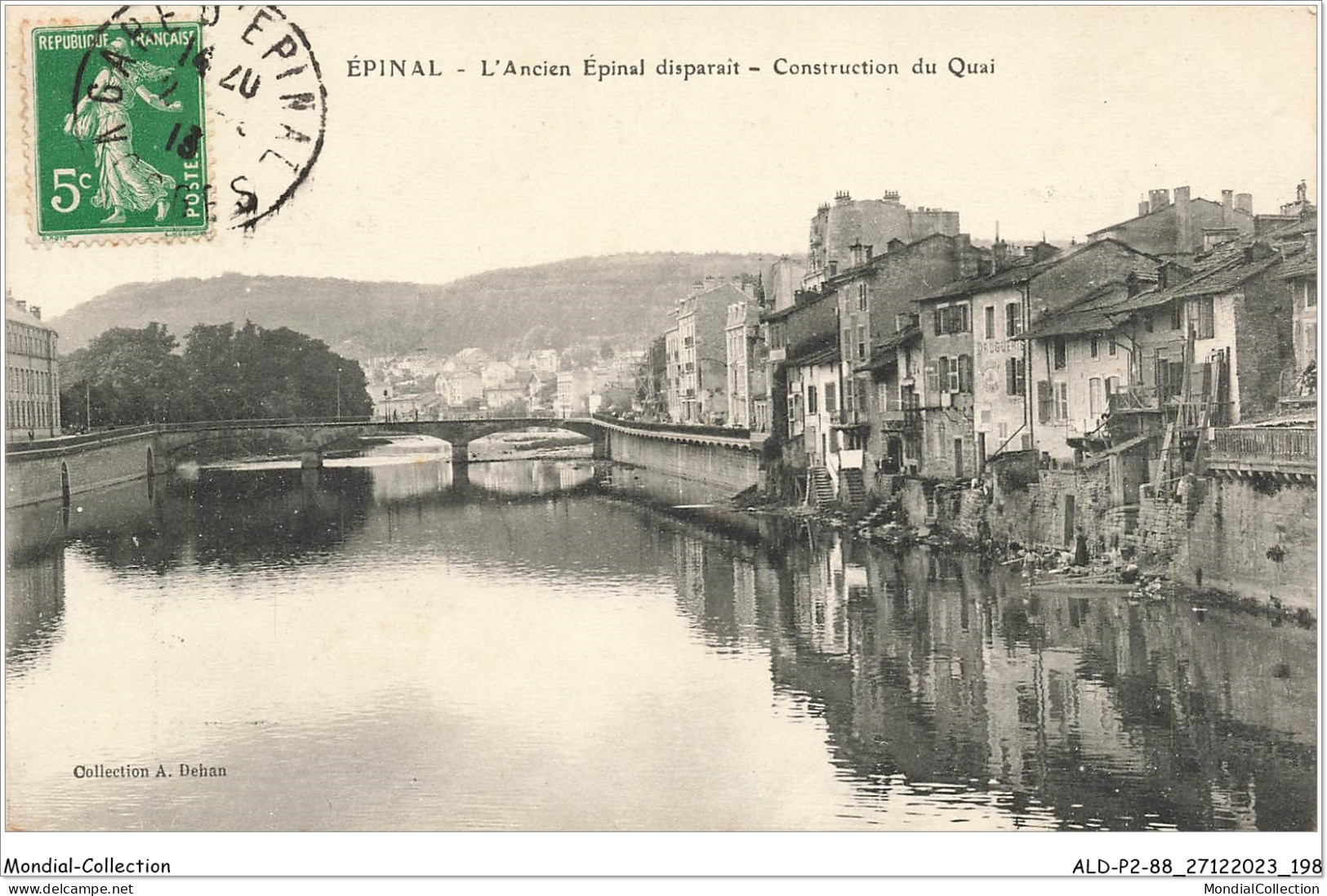 ALDP2-88-0200 - EPINAL - L'ancien épinal Disparaît - Construction Du Quai - Epinal