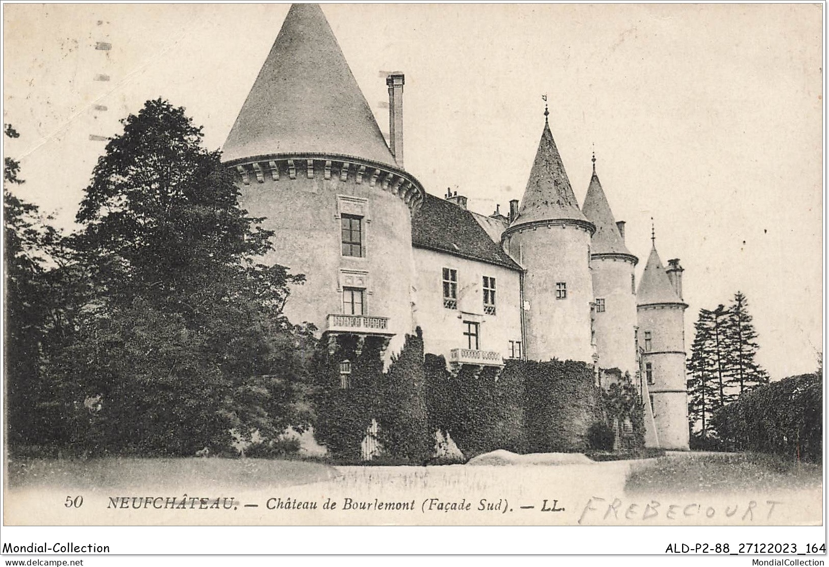 ALDP2-88-0183 - NEUFCHATEAU - Château De Bourlemont - Façade Sud - Neufchateau