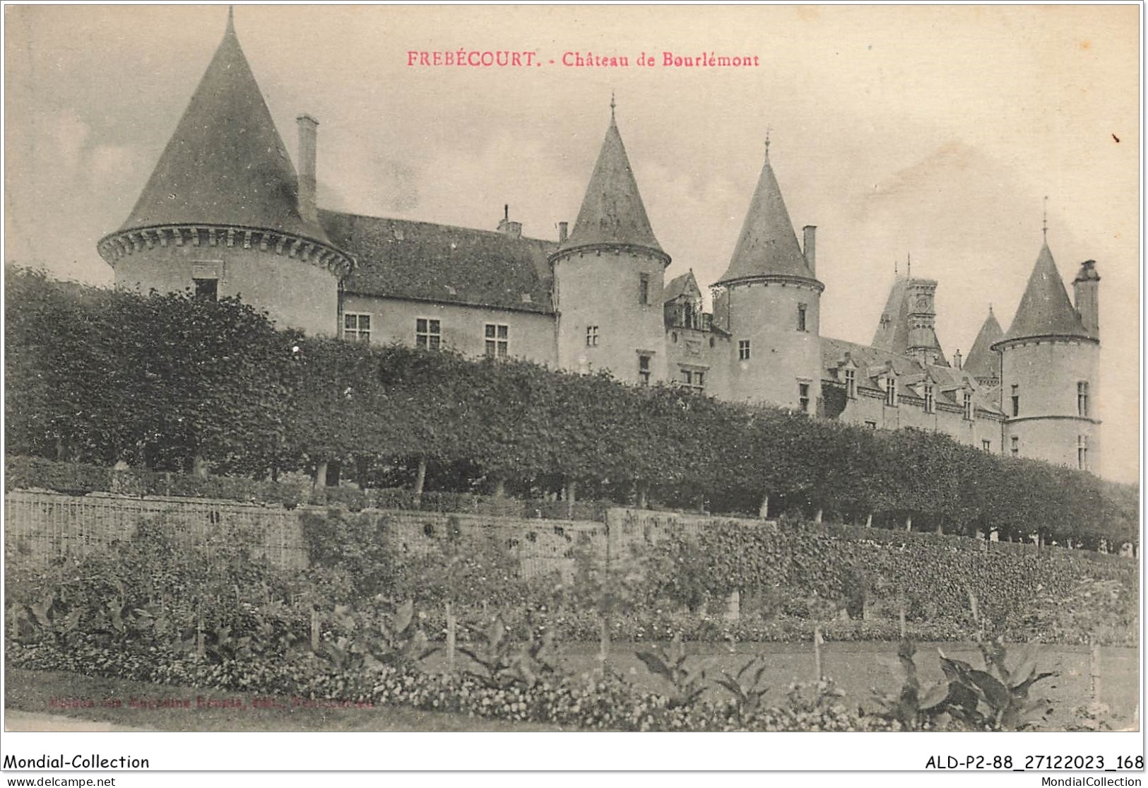 ALDP2-88-0185 - FREBECOURT - Château De Bourlémont - Neufchateau