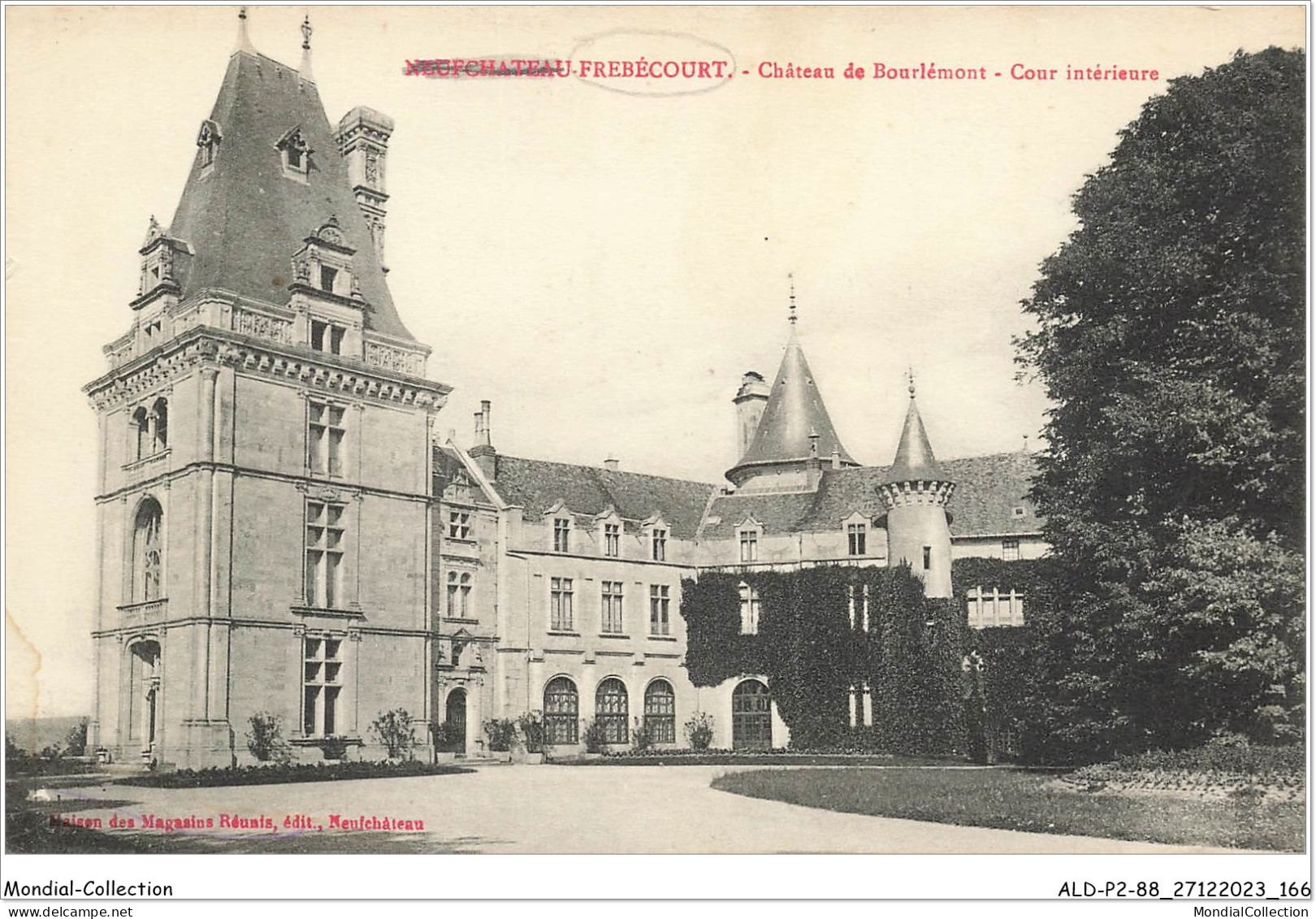 ALDP2-88-0184 - NEUFCHATEAU - Château De Bourlemont - Cour Intérieure - Neufchateau