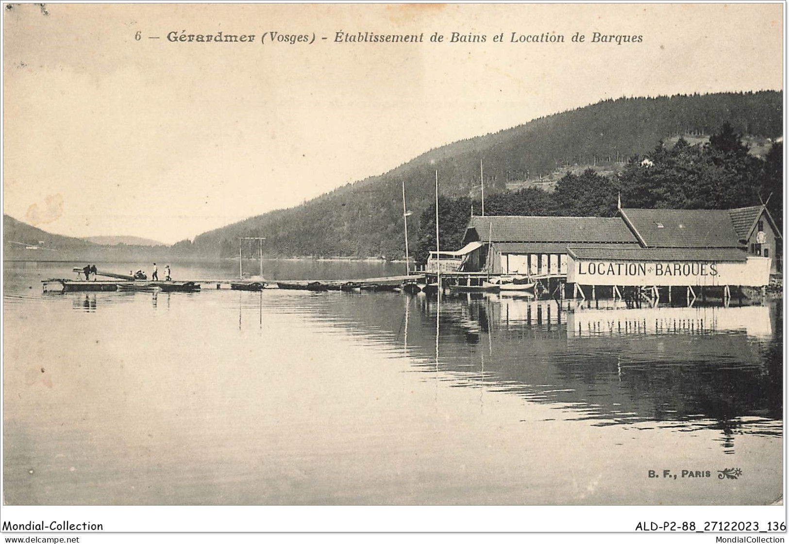 ALDP2-88-0169 - GERARDMER - établissement De Bains Et Location Des Barques - Gerardmer