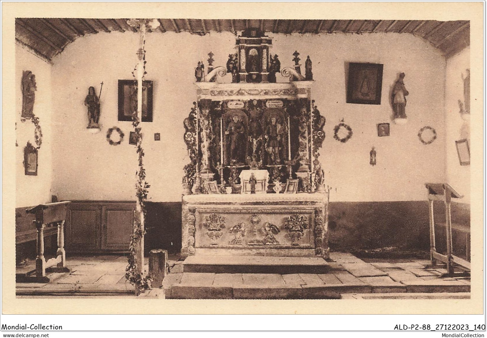 ALDP2-88-0171 - GERBAMONT - Intérieur De La Chapelle St-del - érigée En 1716 - Epinal