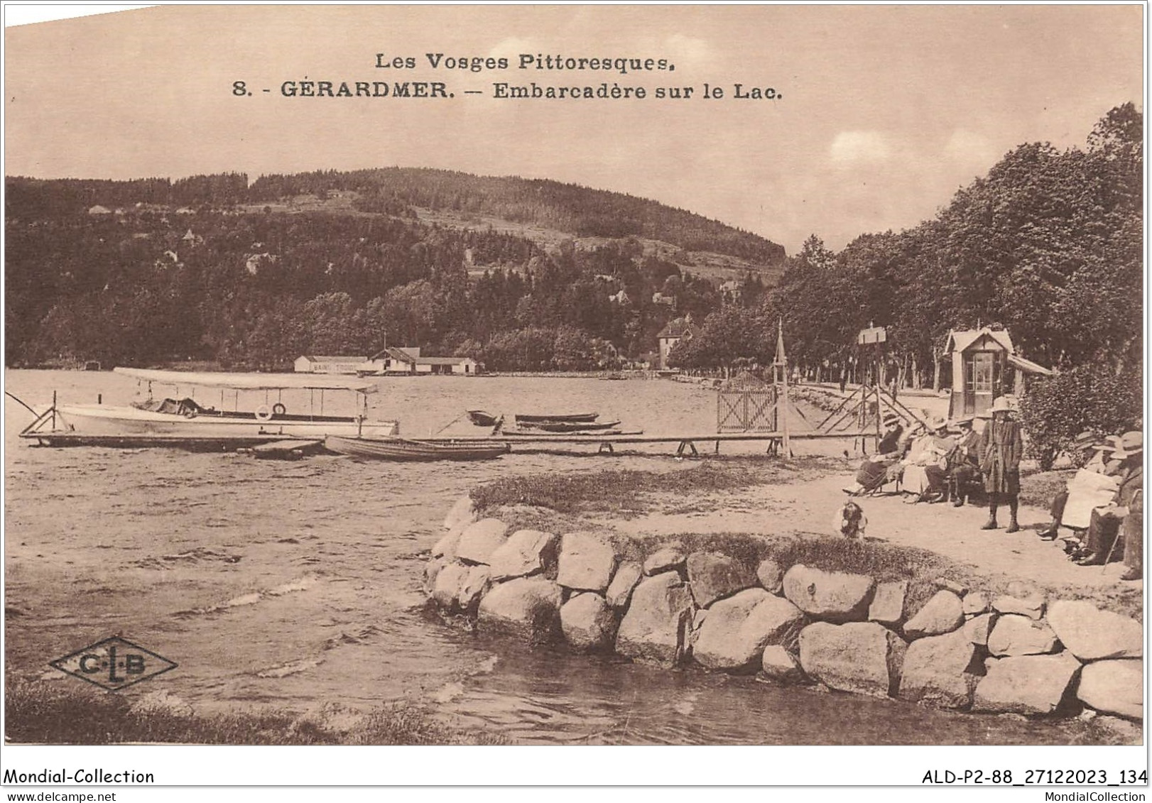 ALDP2-88-0168 - GERARDMER - Embarcadère Sur Le Lac - Gerardmer