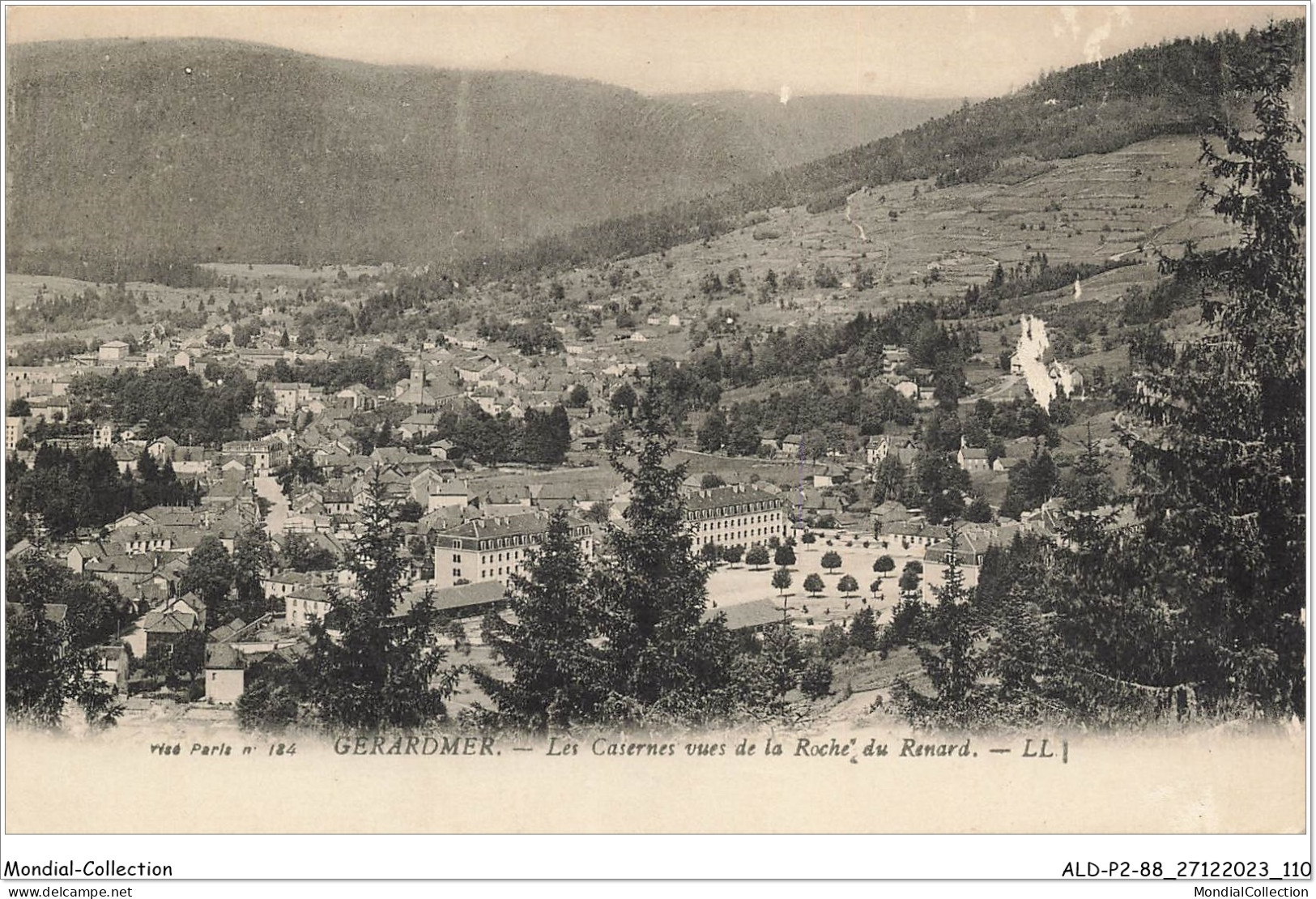 ALDP2-88-0156 - GERARDMER - Les Casernes Vues De La Roche Du Renard - Gerardmer