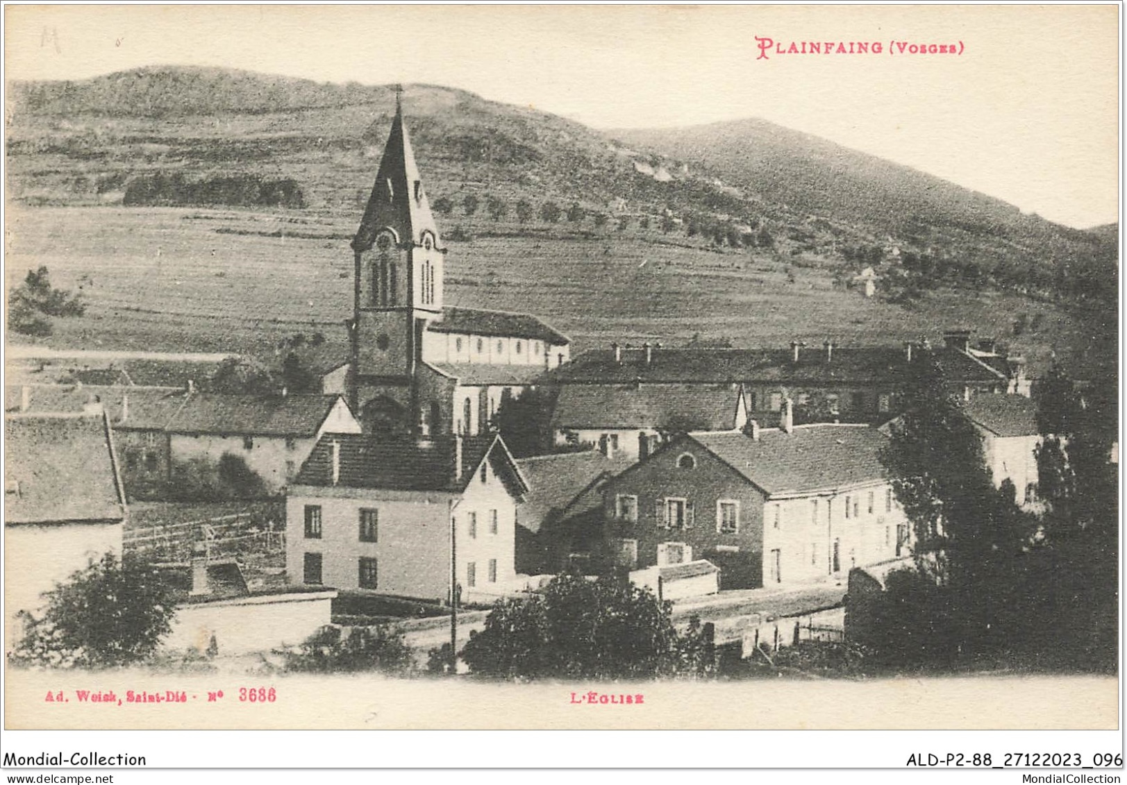 ALDP2-88-0149 - PLAINFAING - L'église - Plainfaing