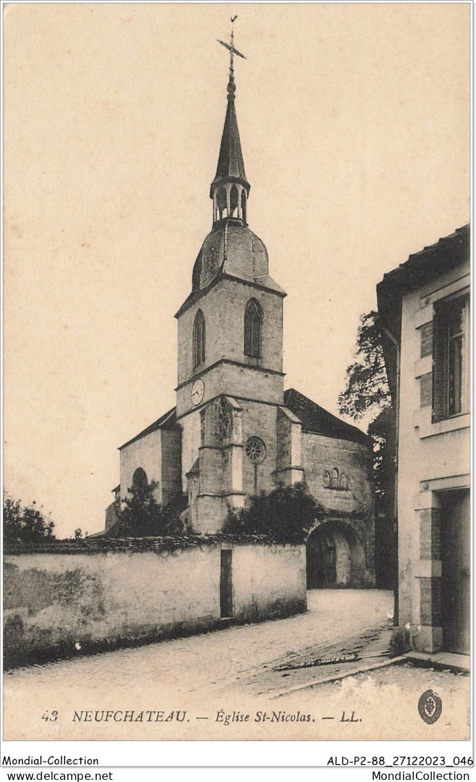 ALDP2-88-0124 - NEUFCHATEAU - église Saint-nicolas - Neufchateau