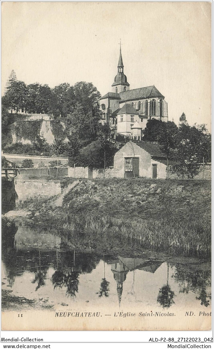 ALDP2-88-0122 - NEUFCHATEAU - L'église St-nicolas  - Neufchateau