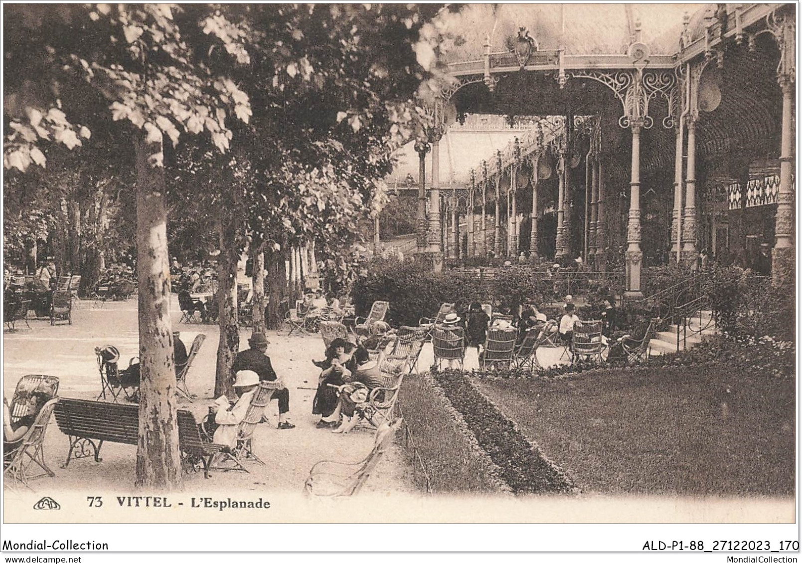 ALDP1-88-0086 - VITTEL - L'esplanade - Contrexeville