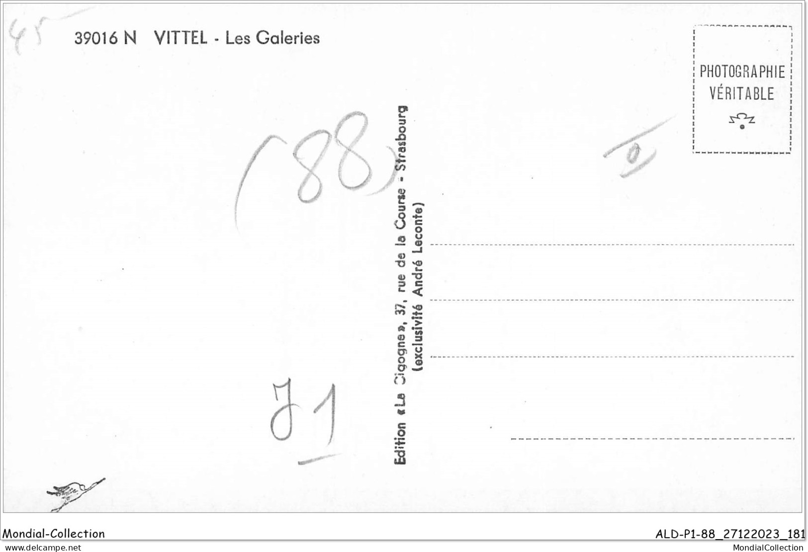 ALDP1-88-0091 - VITTEL - Les Galeries - Contrexeville