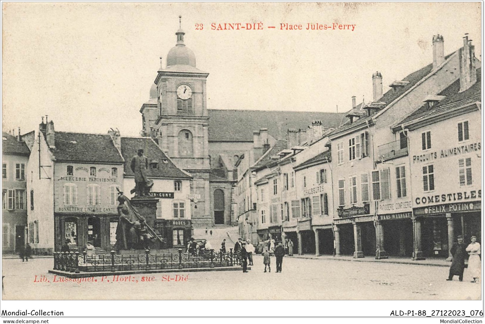 ALDP1-88-0039 - SAINT-DIE - Place Jules-ferry - Saint Die