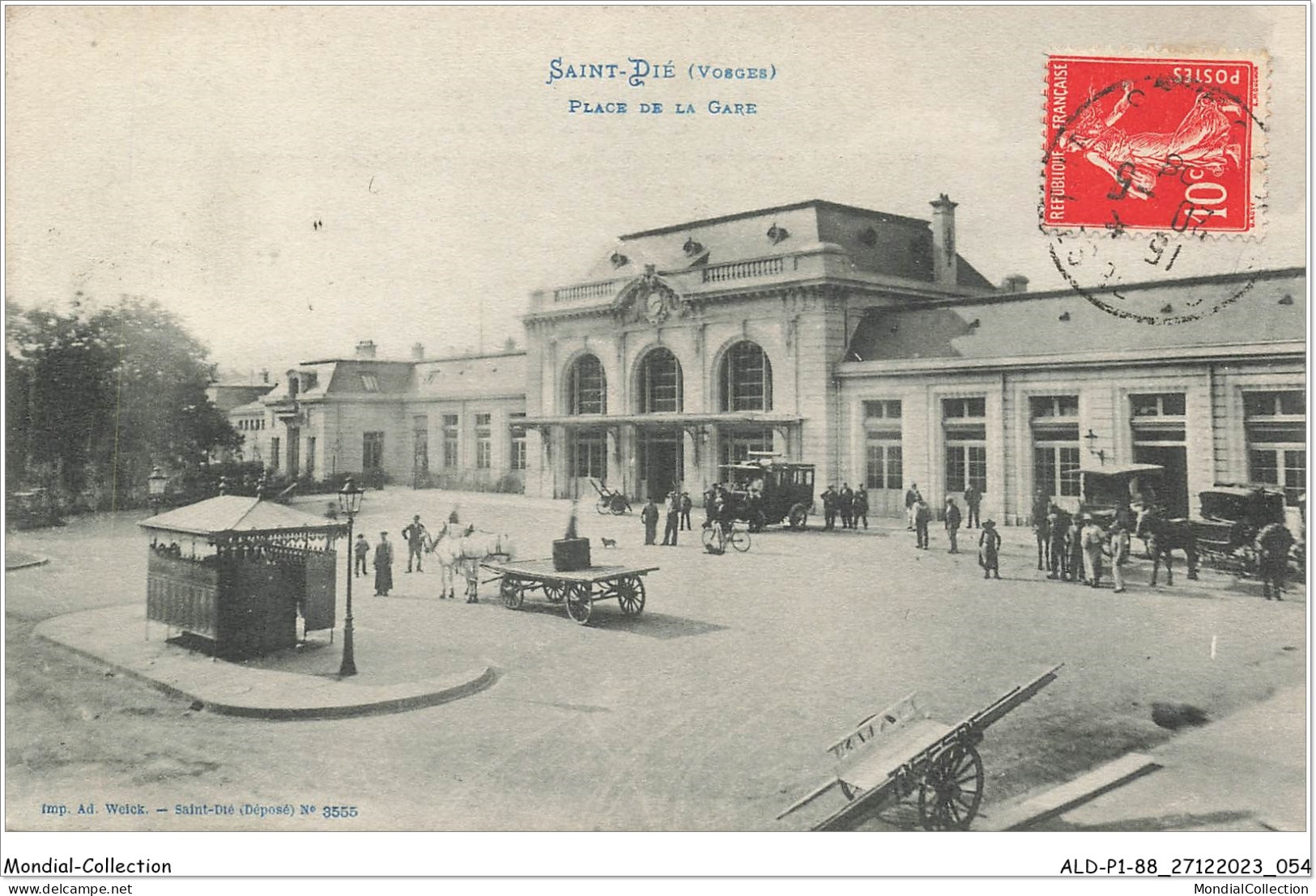 ALDP1-88-0028 - SAINT-DIE - Place De La Gare - Saint Die