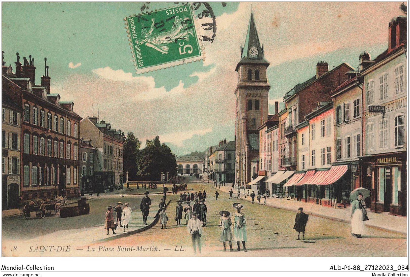 ALDP1-88-0018 - SAINT-DIE - La Place Saint-martin - Saint Die