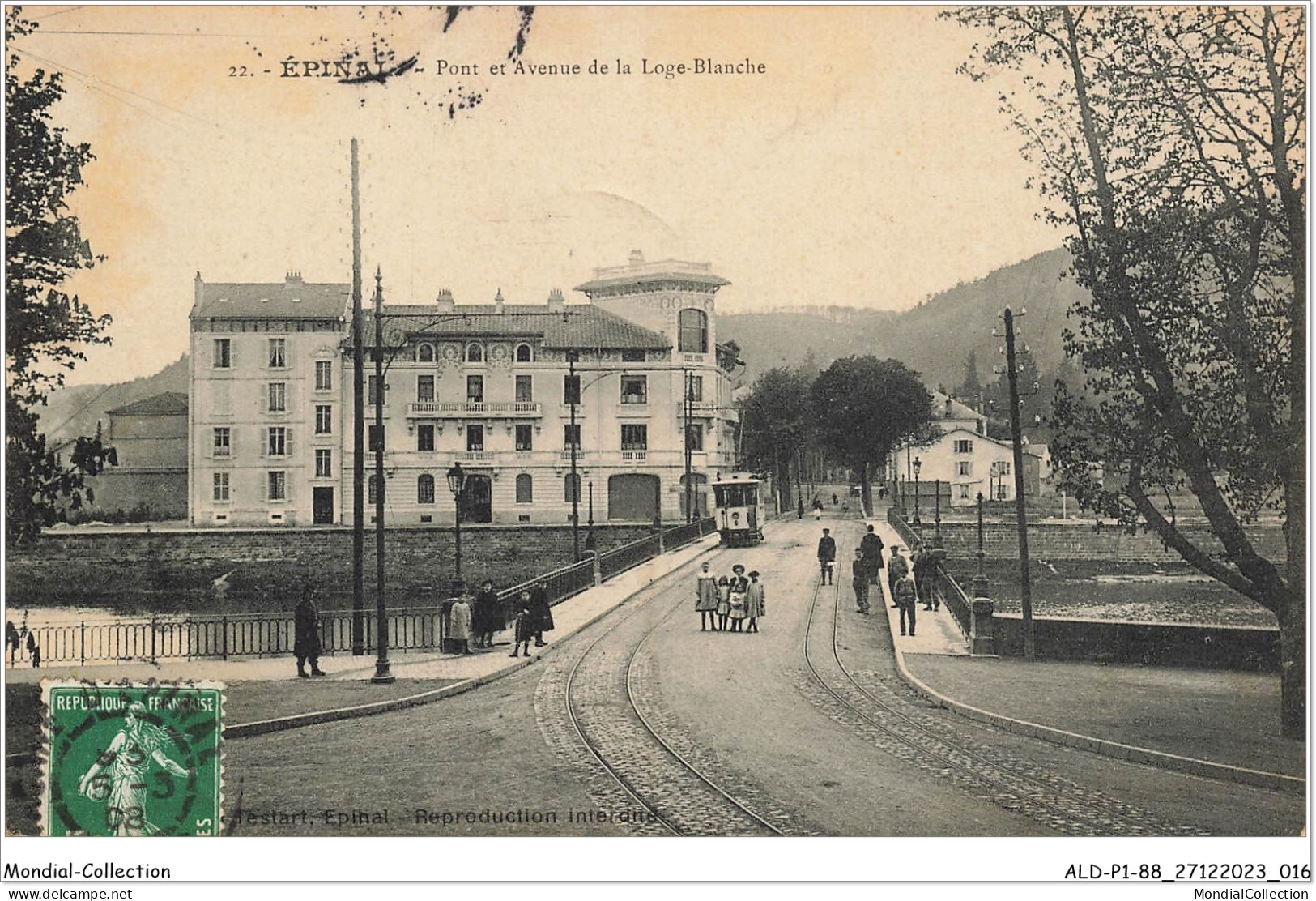 ALDP1-88-0009 - EPINAL - Pont Et Avenue De La Loge-blanche - Epinal