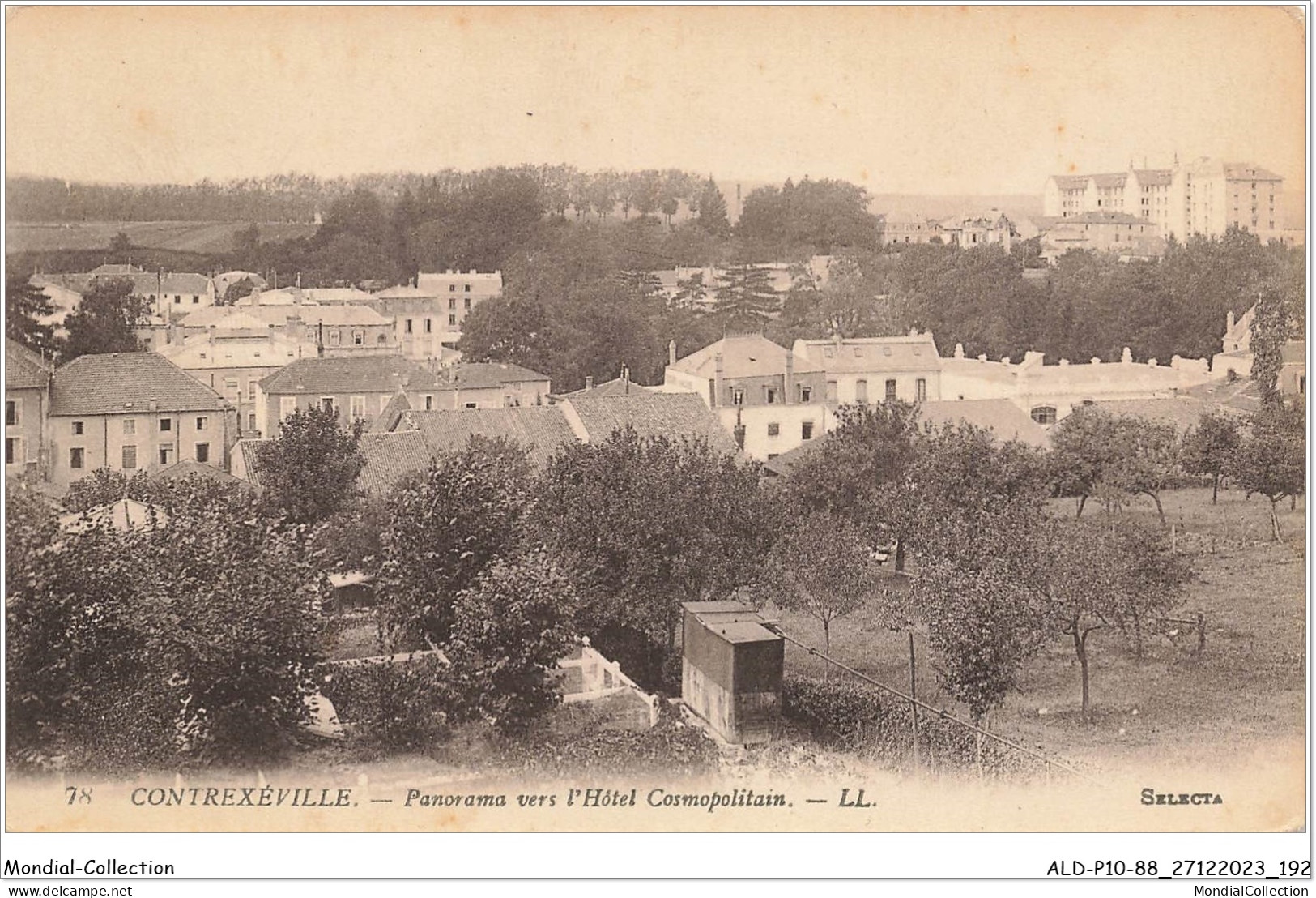 ALDP10-88-0997 - CONTREXEVILLE - Panorama Vers L'hôtel Cosmopolitain - Contrexeville