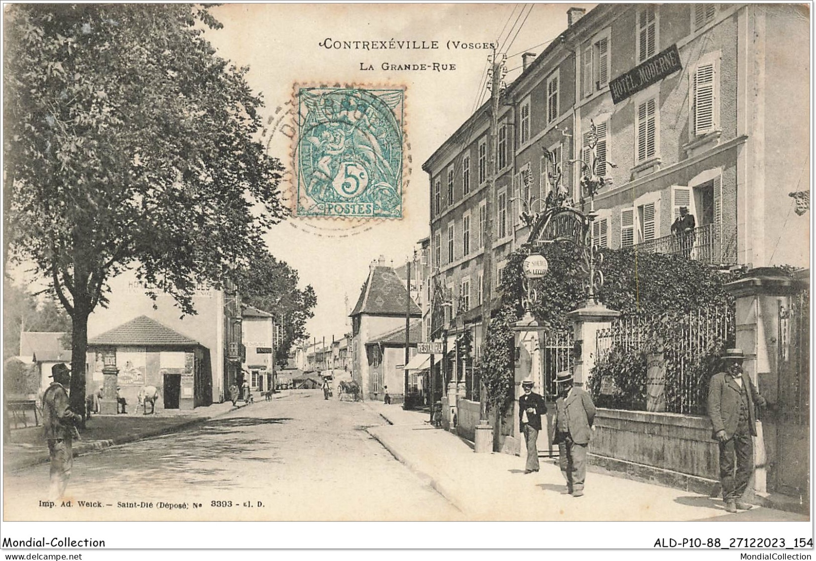 ALDP10-88-0978 - CONTREXEVILLE - La Grande Rue - Contrexeville